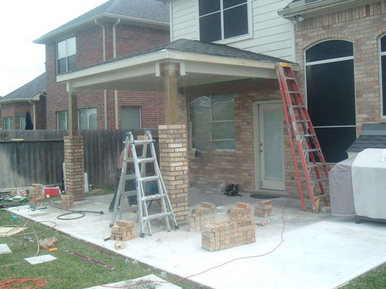 masonry column contruction installation peoria il
