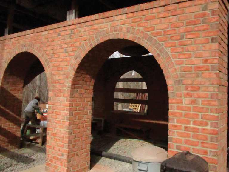 masonry brick arch installation repair peoria illinois