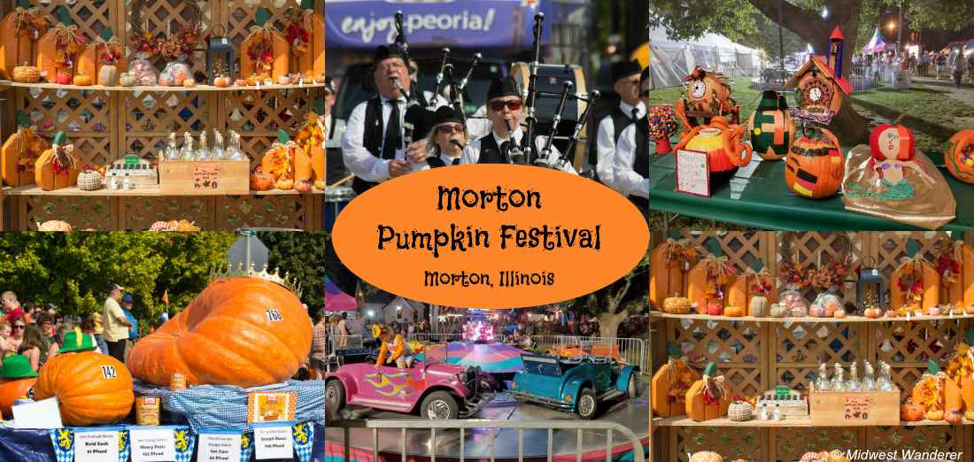 Morton Pumpkin Festival celebration in Illinois.