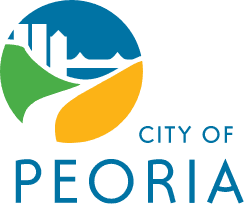 european-masonry-peoria-il-city-of-peoria-logo City of Peoria logo with colorful design